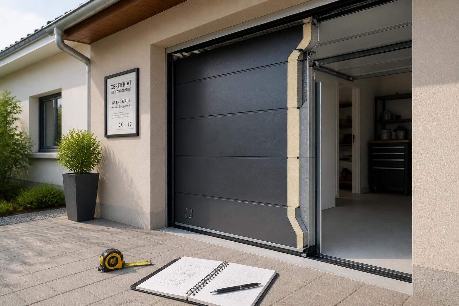 Bien choisir sa porte isolante garage-maison : normes, dimensions et budget