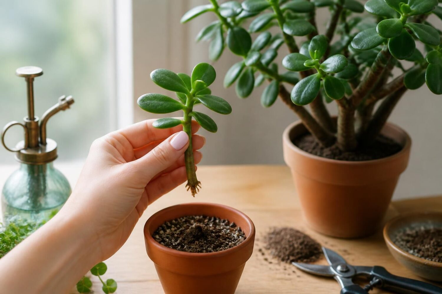 Bouturer et entretenir un arbre de jade (Crassula ovata)