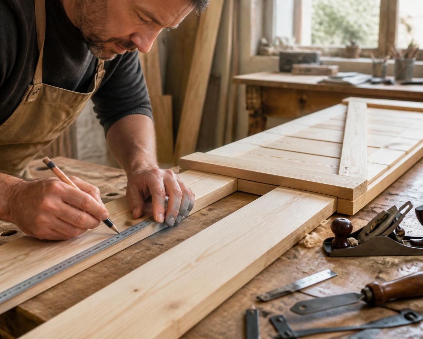 apprenez à construire vos volets en bois vous-même grâce à notre guide en 6 étapes, du débit des matériaux jusqu'à la pose finale, pour un projet réussi et personnalisé.