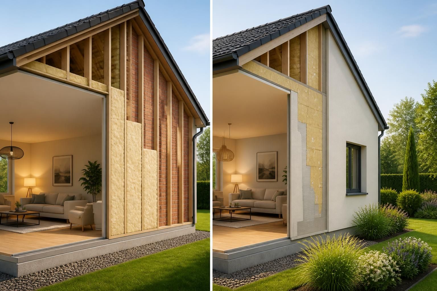 découvrez comment choisir entre l'isolation intérieure et extérieure pour vos murs, afin d'optimiser le confort thermique et réaliser des économies d'énergie.