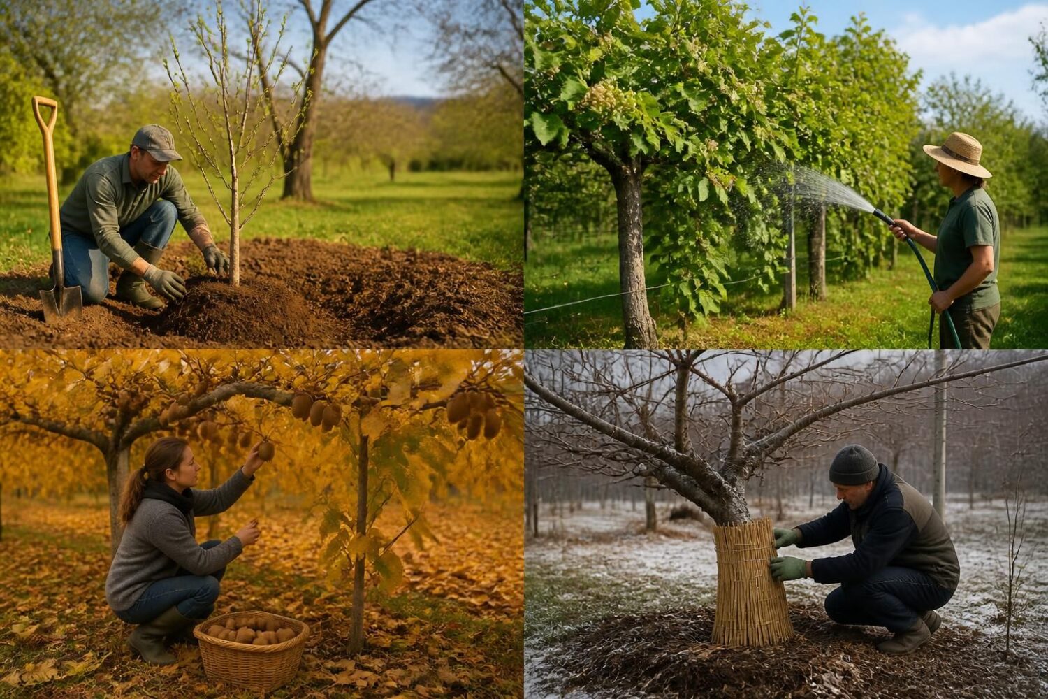Planter et entretenir un arbre à kiwi : conseils saison par saison