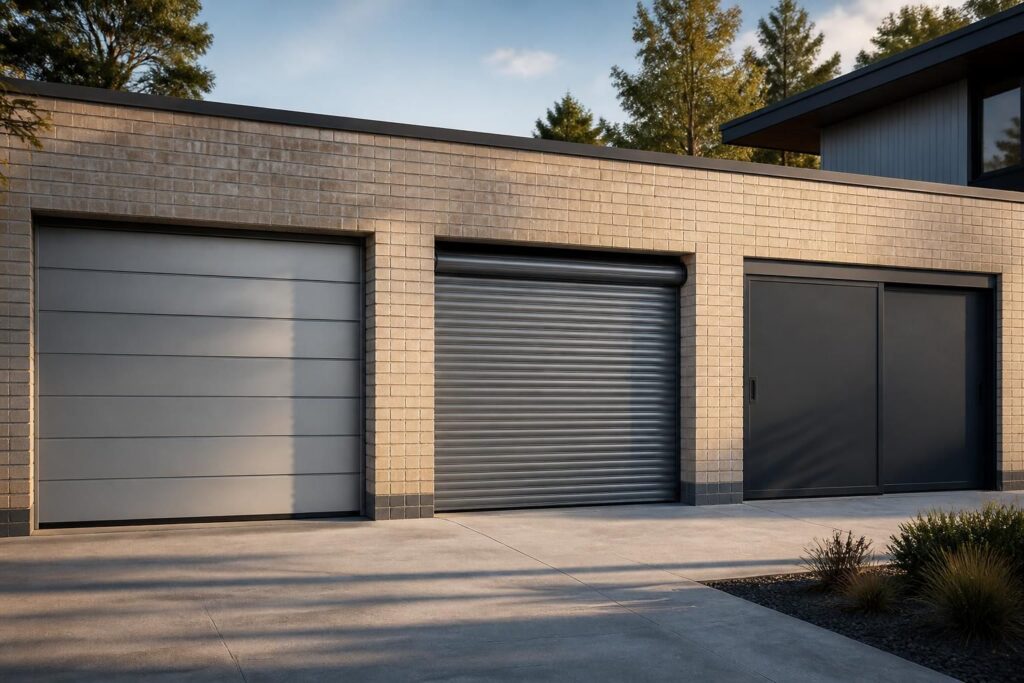 découvrez les avantages des portes de garage isolantes : comparez les modèles sectionnels 40 mm, enroulables et coulissants pour choisir la solution idéale alliant isolation et praticité.