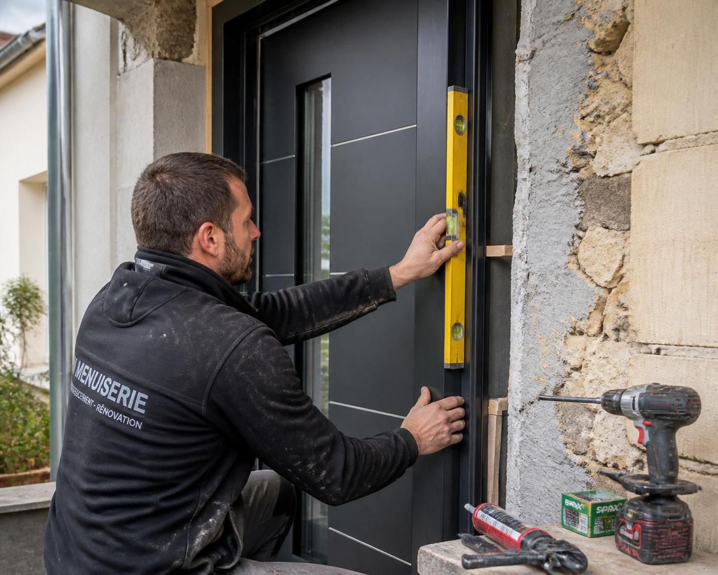 découvrez comment poser une porte d'entrée en 6 étapes simples, que ce soit en applique, en tunnel ou en rénovation, pour un résultat réussi et durable.