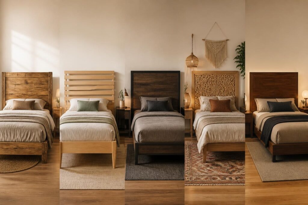 découvrez 5 styles de têtes de lit en bois massif pour sublimer votre chambre et créer une ambiance chaleureuse et élégante.