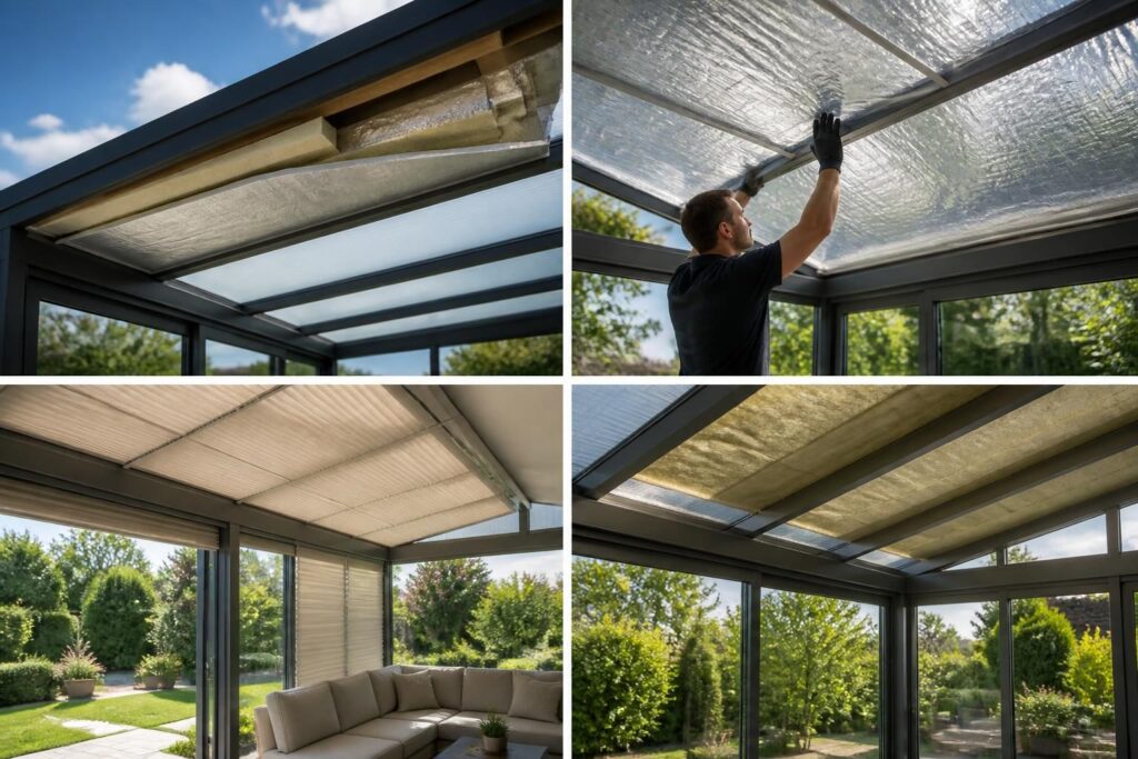 découvrez 4 solutions concrètes pour isoler efficacement un toit de véranda en polycarbonate et améliorer votre confort thermique toute l'année.