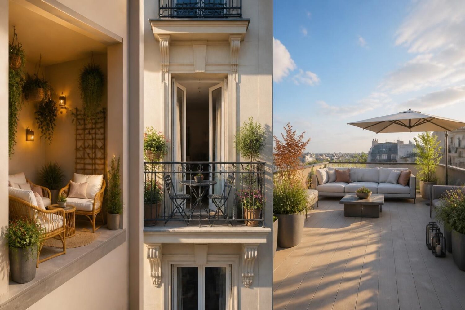 Loggia, balcon, terrasse : laquelle pour votre projet ?