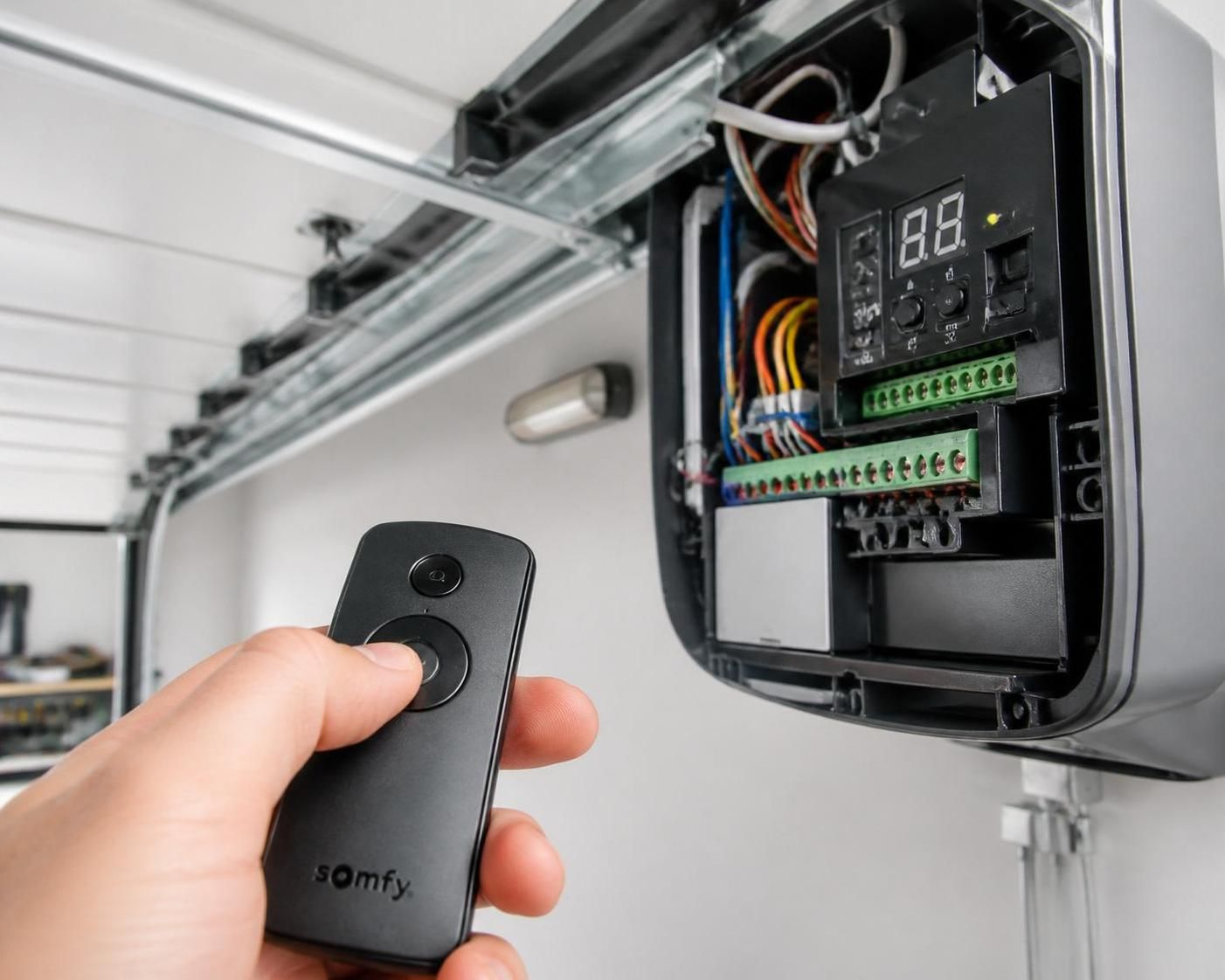 apprenez à programmer facilement votre télécommande de porte de garage pour les marques somfy, hörmann et bft grâce à notre guide étape par étape clair et pratique.