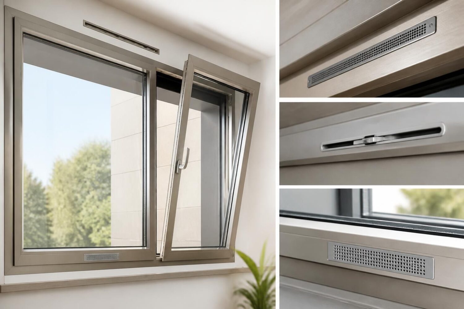 Aération de fenêtre : grilles, entrées d&rsquo;air et réglementation