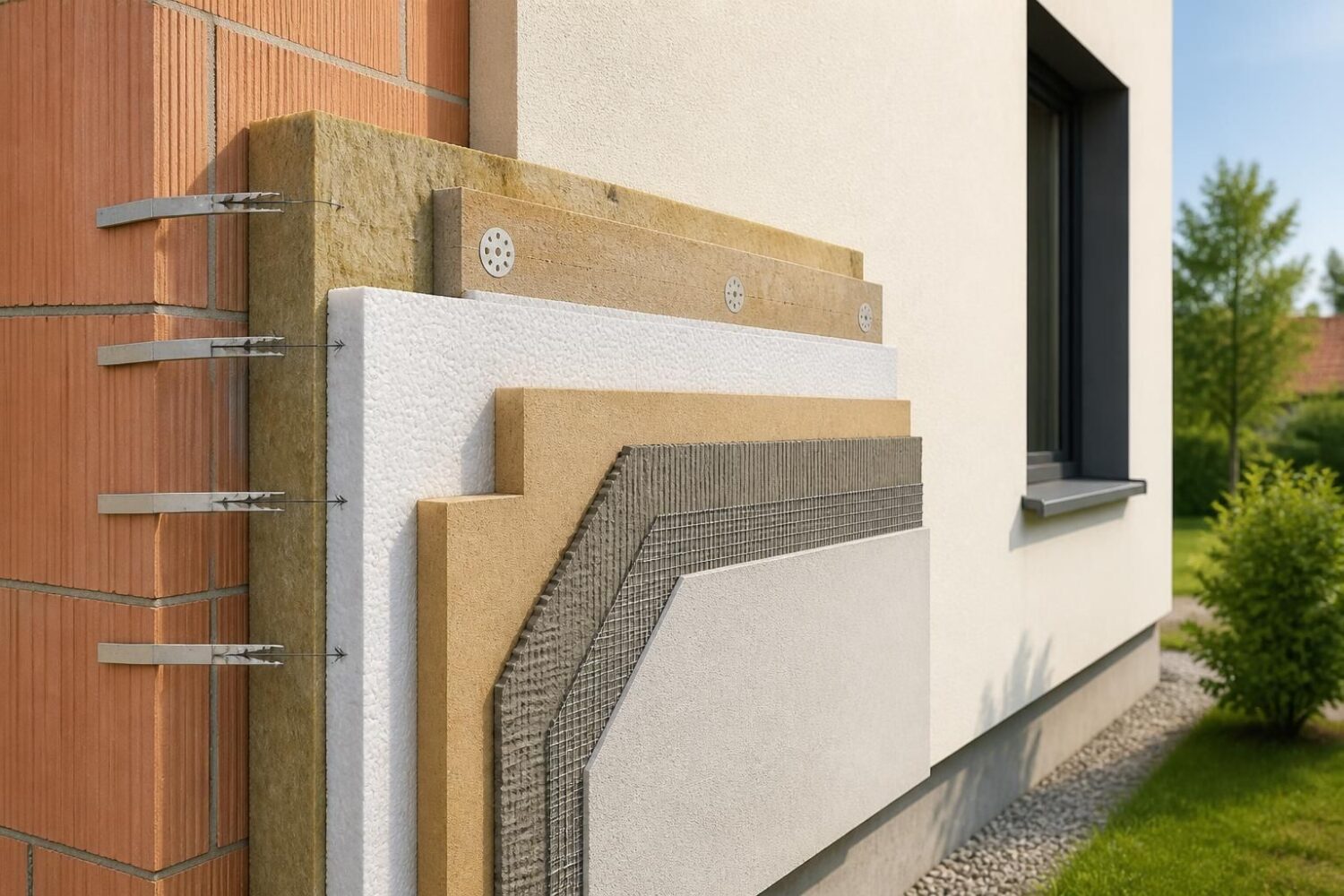 Isolation par l&rsquo;extérieur : matériaux, épaisseur et prix au m²