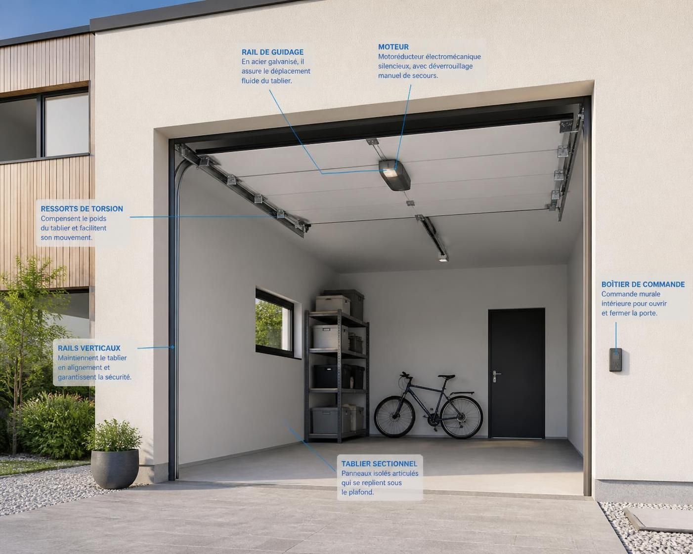 découvrez les différents types de motorisation pour portes de garage et choisissez le moteur adapté à vos besoins pour plus de confort et de sécurité.