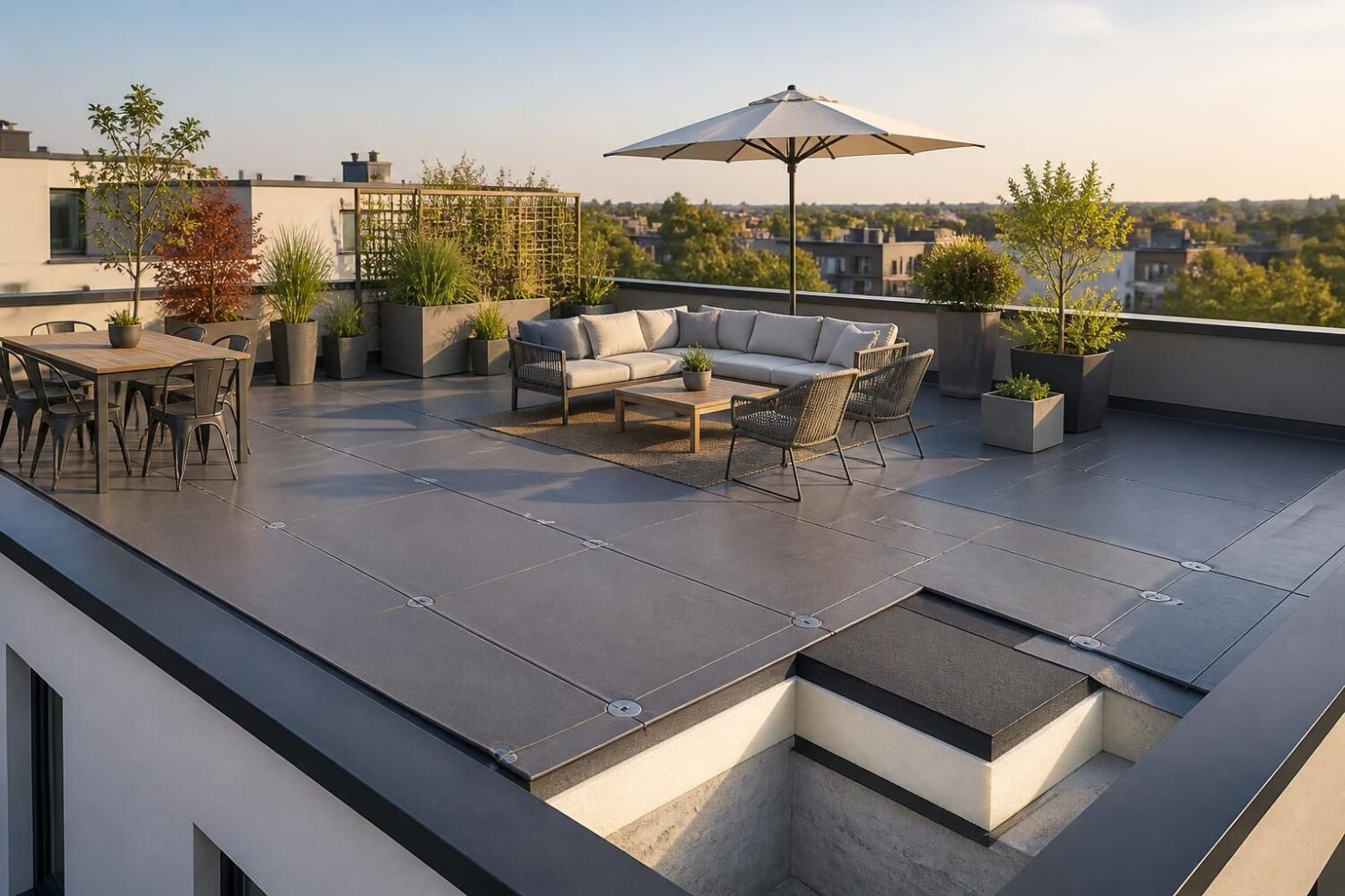 Toit-terrasse : étanchéité, isolation et aménagements possibles
